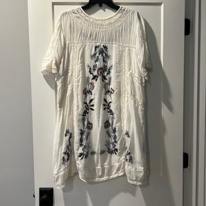 Free People embroidered dress/tunic